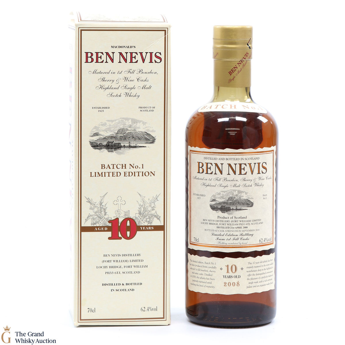 Ben Nevis - 10 Year Old 2008 Cask Strength Batch #1