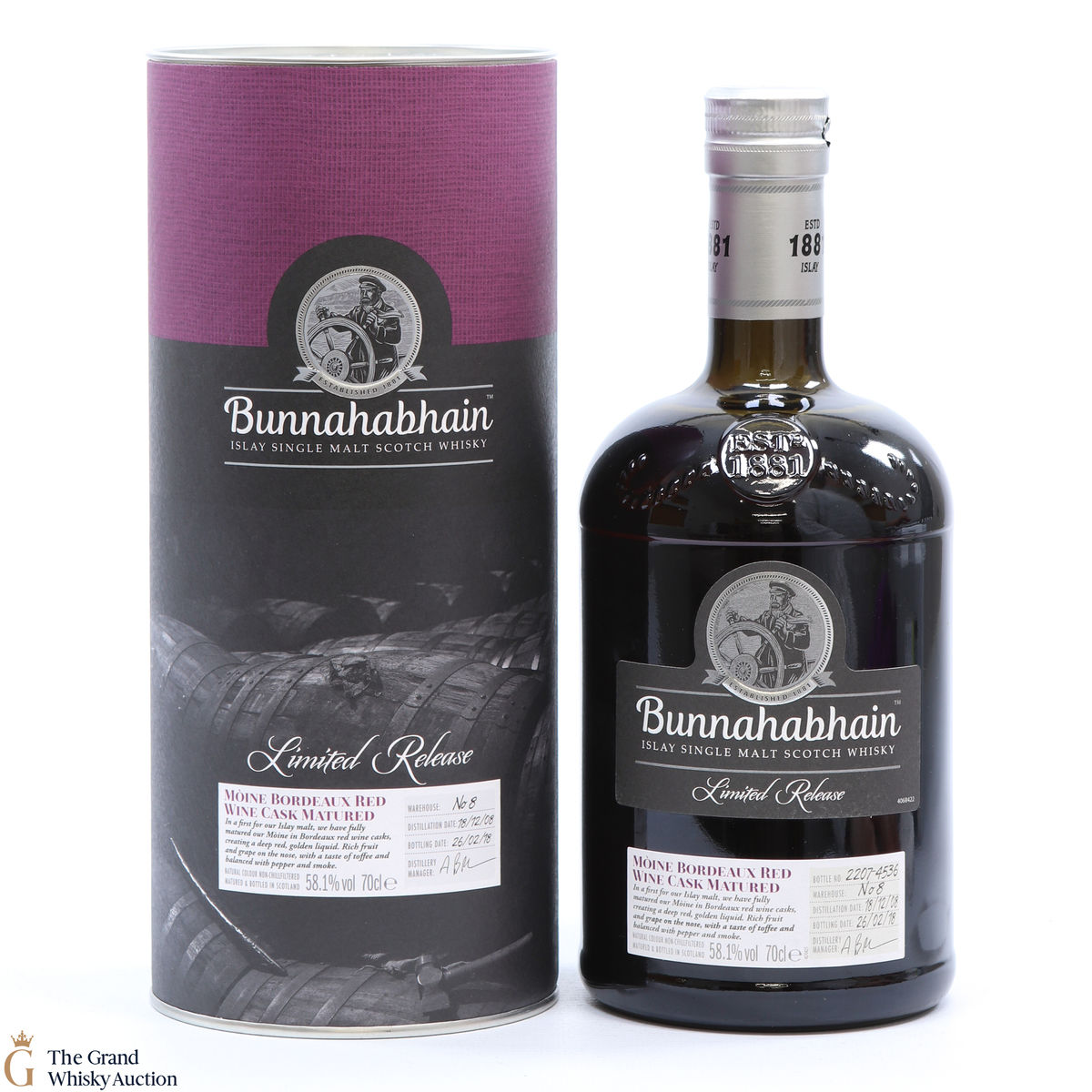 Bunnahabhain - 2008 Moine Bordeaux Red Wine Cask