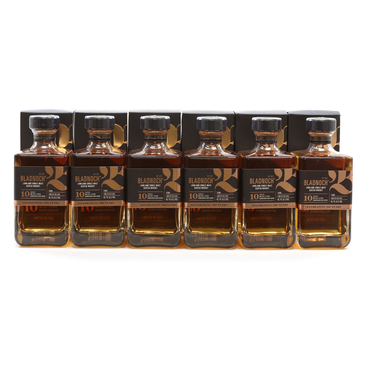 Bladnoch - 10 Year Old - Limited Release - Bourbon Expression (6 x 75cl)