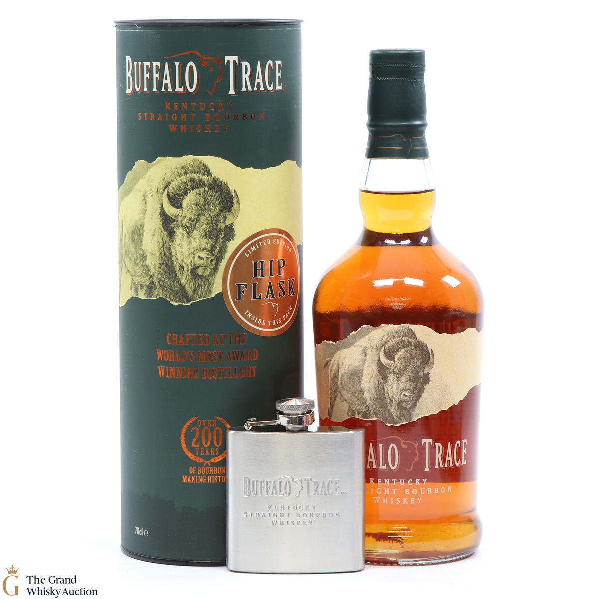 Buffalo Trace - Kentucky Bourbon & Hip Flask