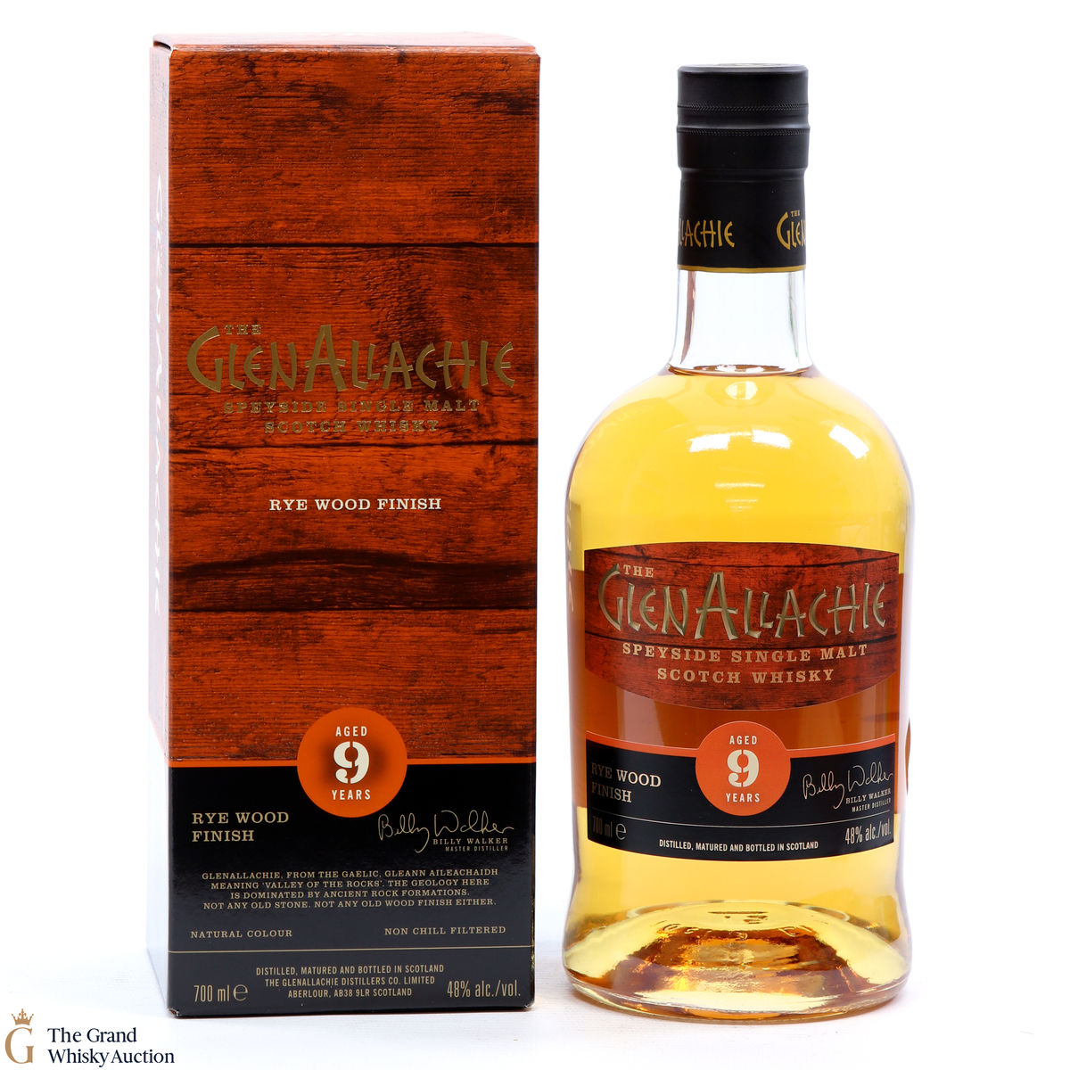 GlenAllachie - 9 Year Old - Rye Wood Finish