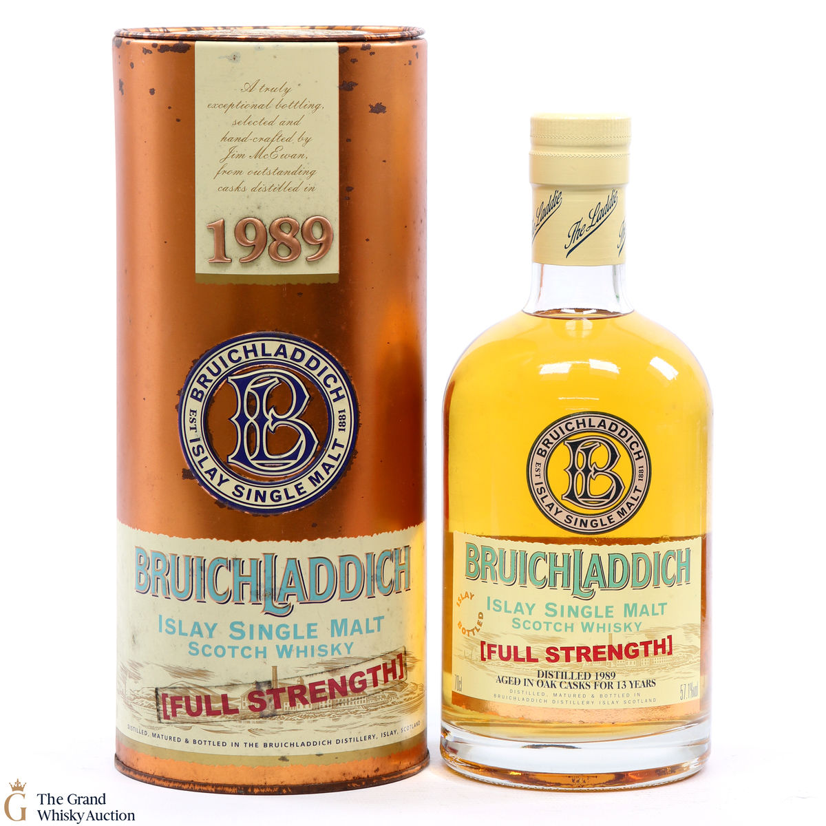 Bruichladdich - Full Strength 13 Year Old 1989