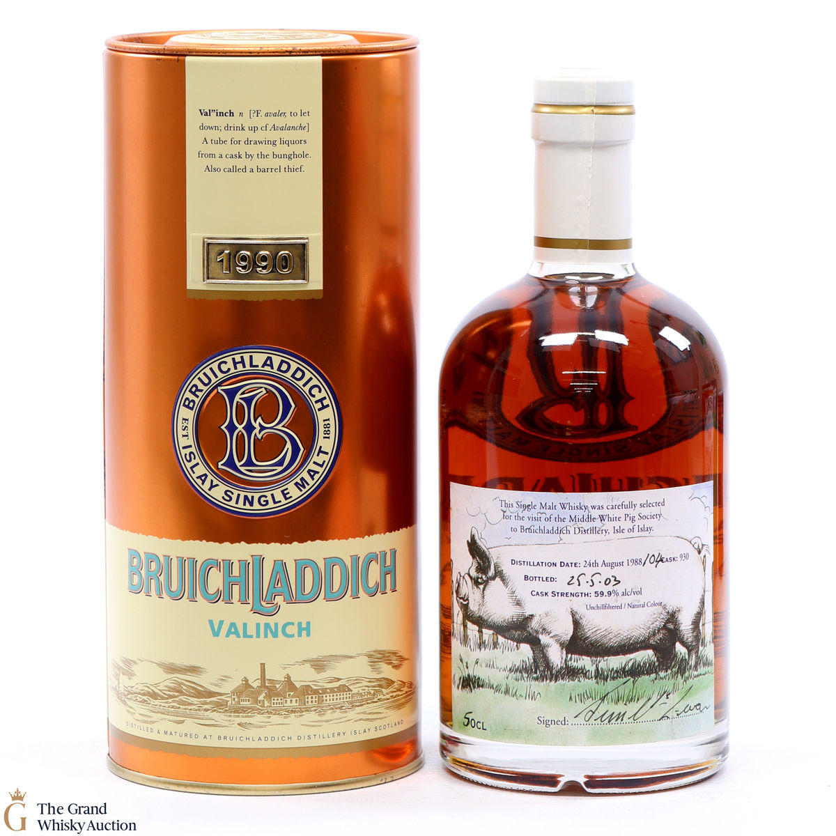 Bruichladdich - 1988 Valinch - Continuation of the Celebration "Babe" #930