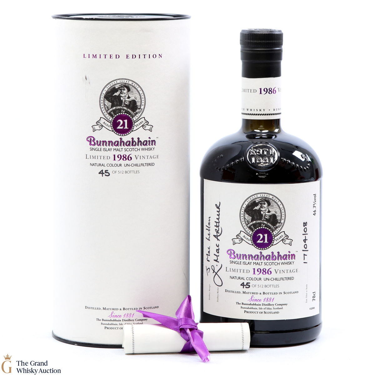 Bunnahabhain - 21 Year Old 1986 Limited Edition