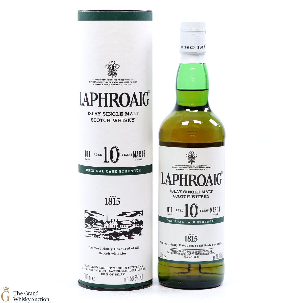 Laphroaig - 10 Year Old - Original Cask Strength Batch #011