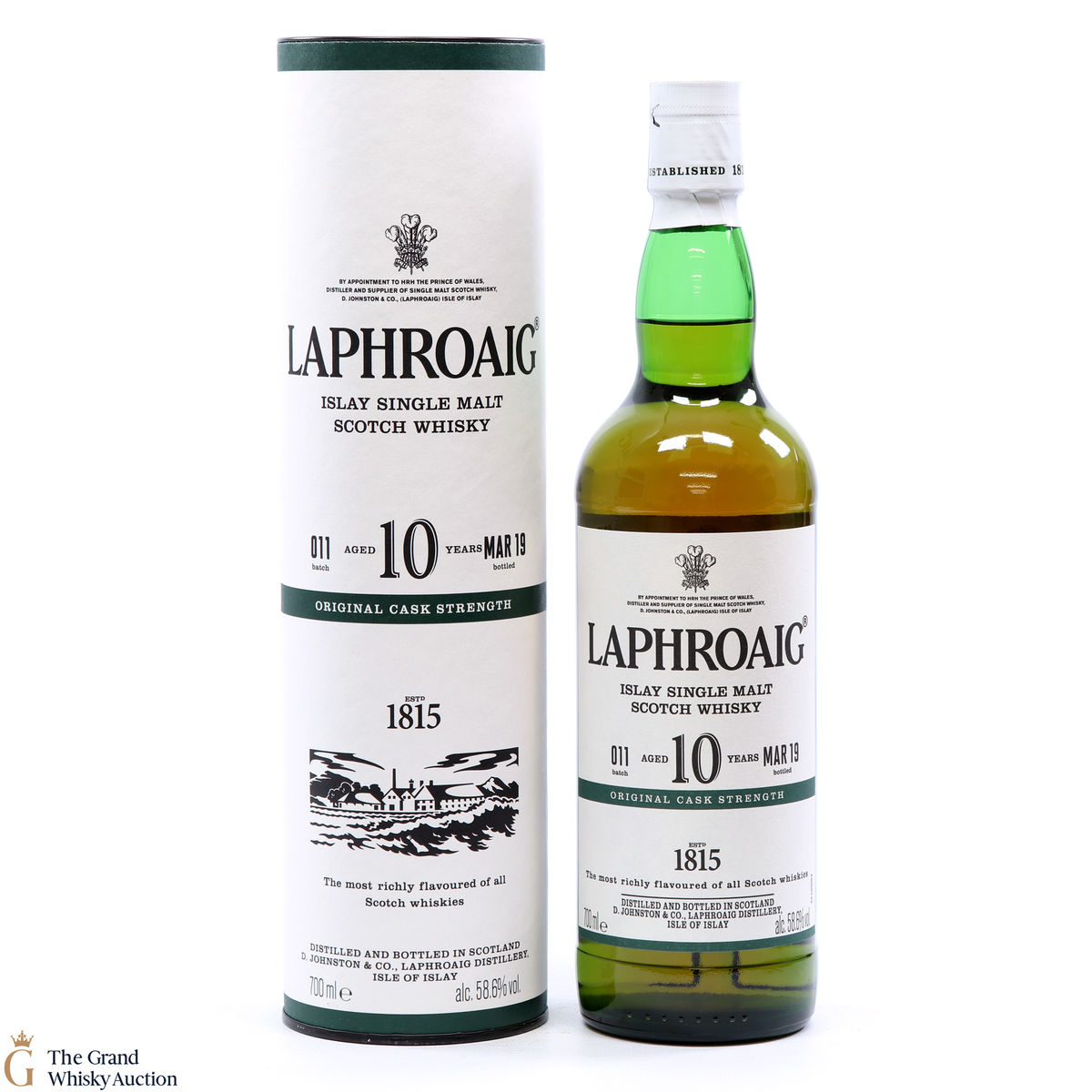 Laphroaig - 10 Year Old - Original Cask Strength Batch #011