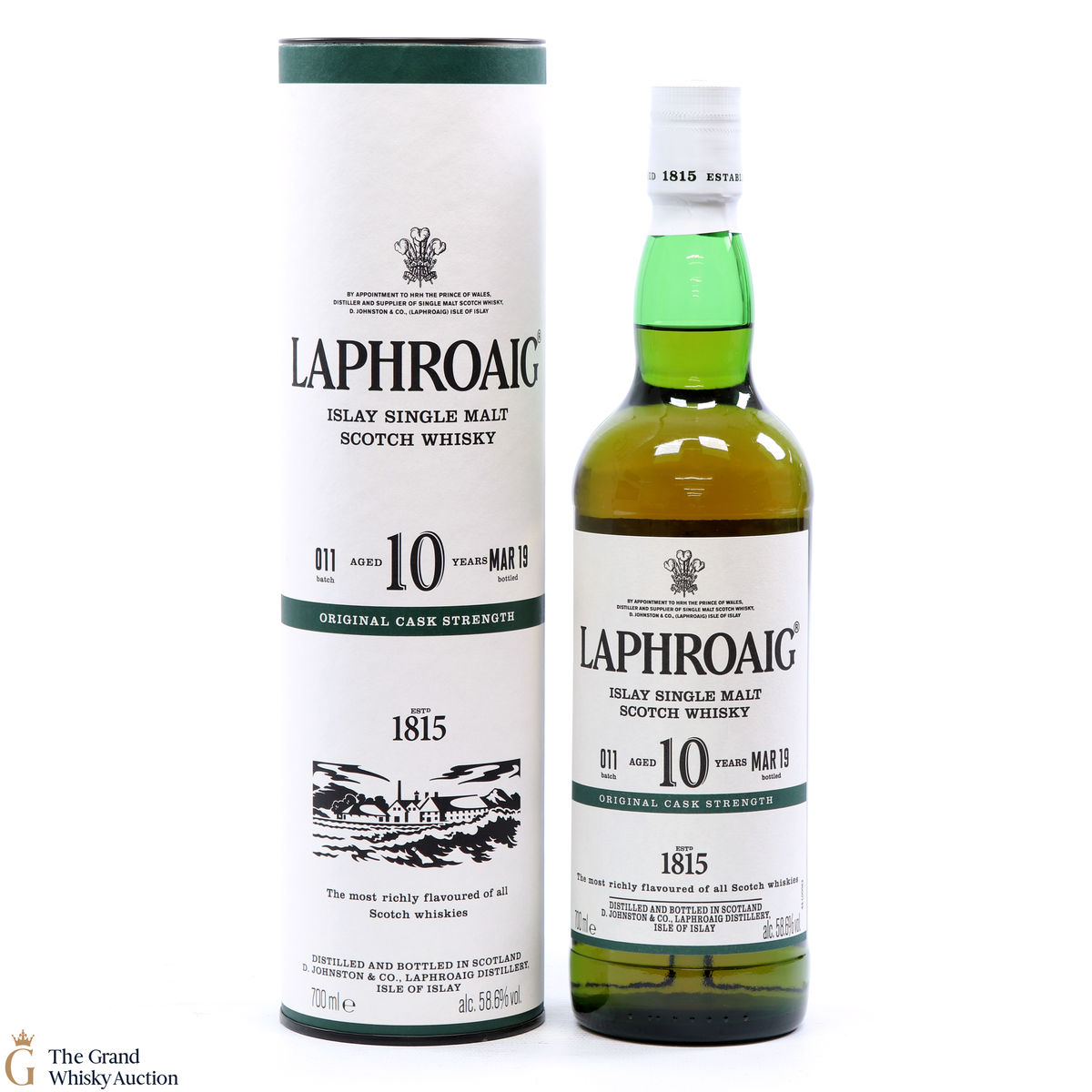 Laphroaig - 10 Year Old - Original Cask Strength Batch #011