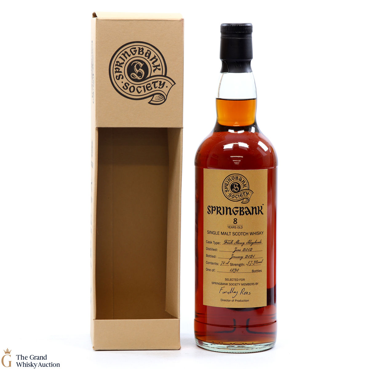 Springbank - 8 Year Old - 2012 Fresh Sherry Hogshead
