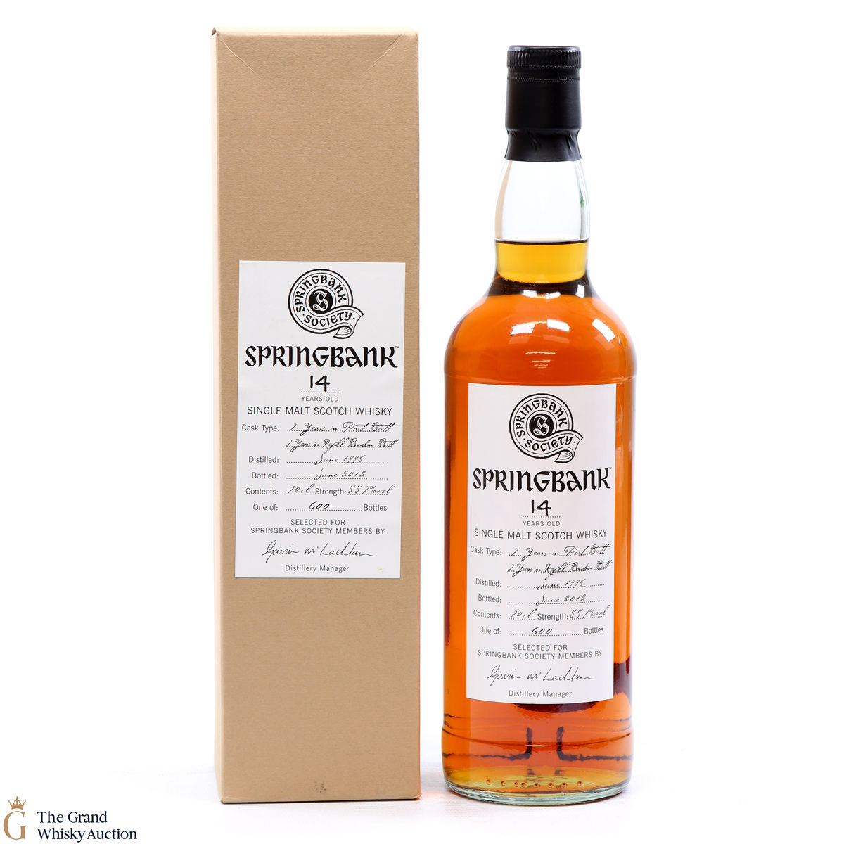 Springbank - 14 Year Old 1995 Port Butt 2012 Society Cask Bottling