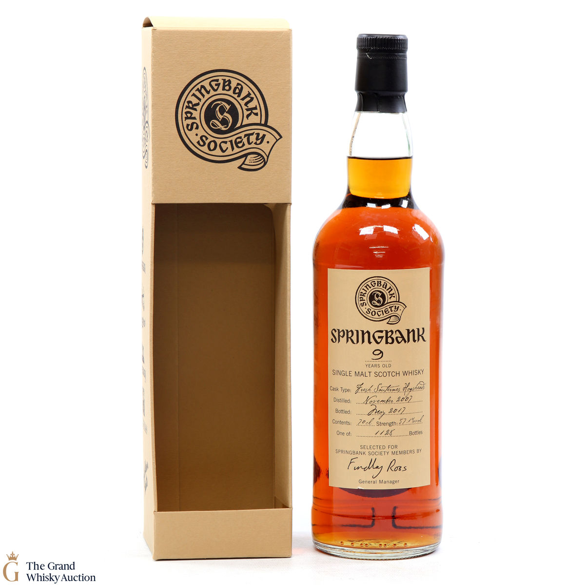 Springbank - 9 Year Old 2007 Fresh Sauternes Hogshead