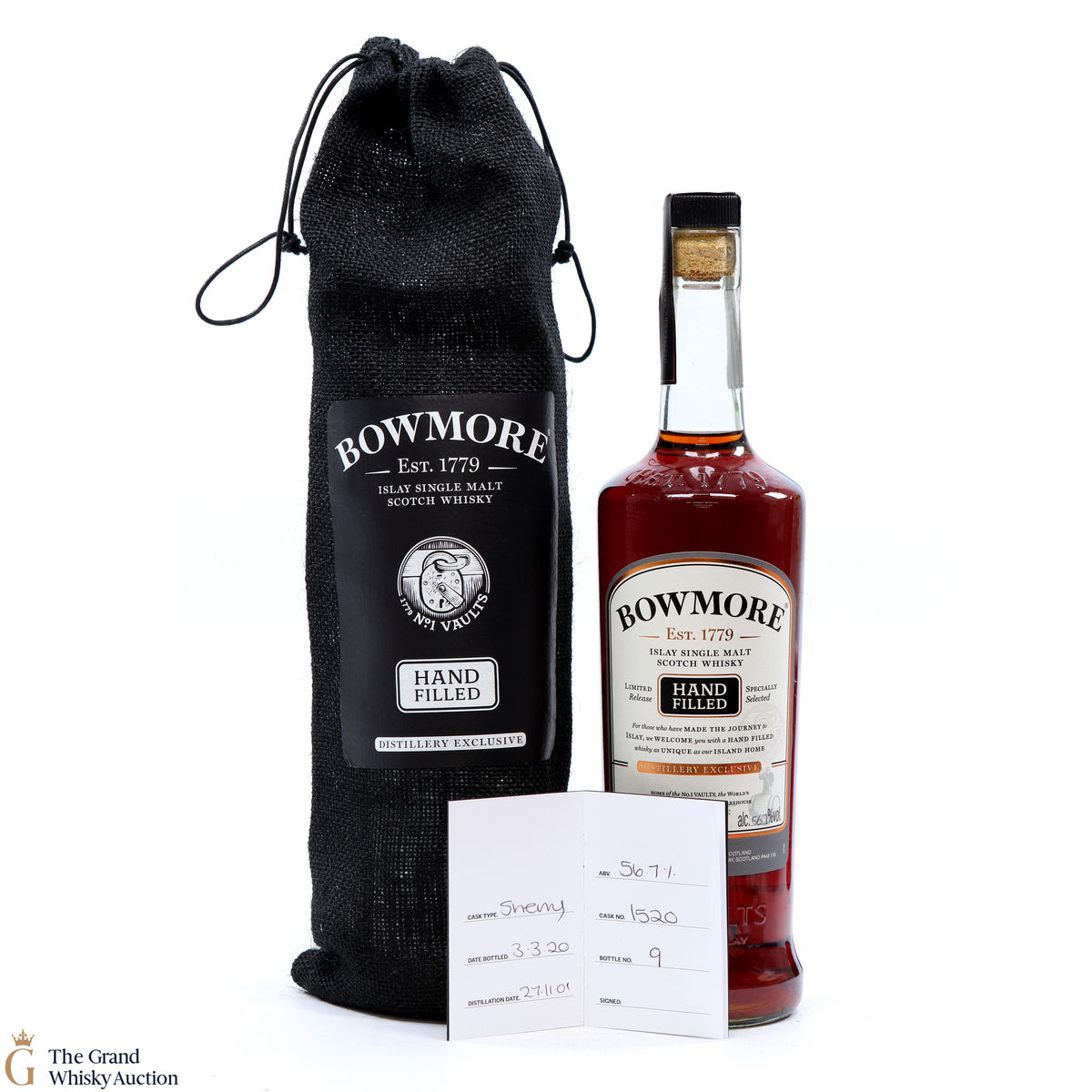Bowmore - 18 Year Old 2001 - 2020 Hand Fill - Sherry Cask #1520