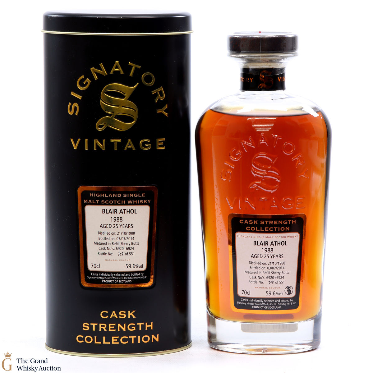 Blair Athol - 25 Year Old 1988 - Signatory Vintage