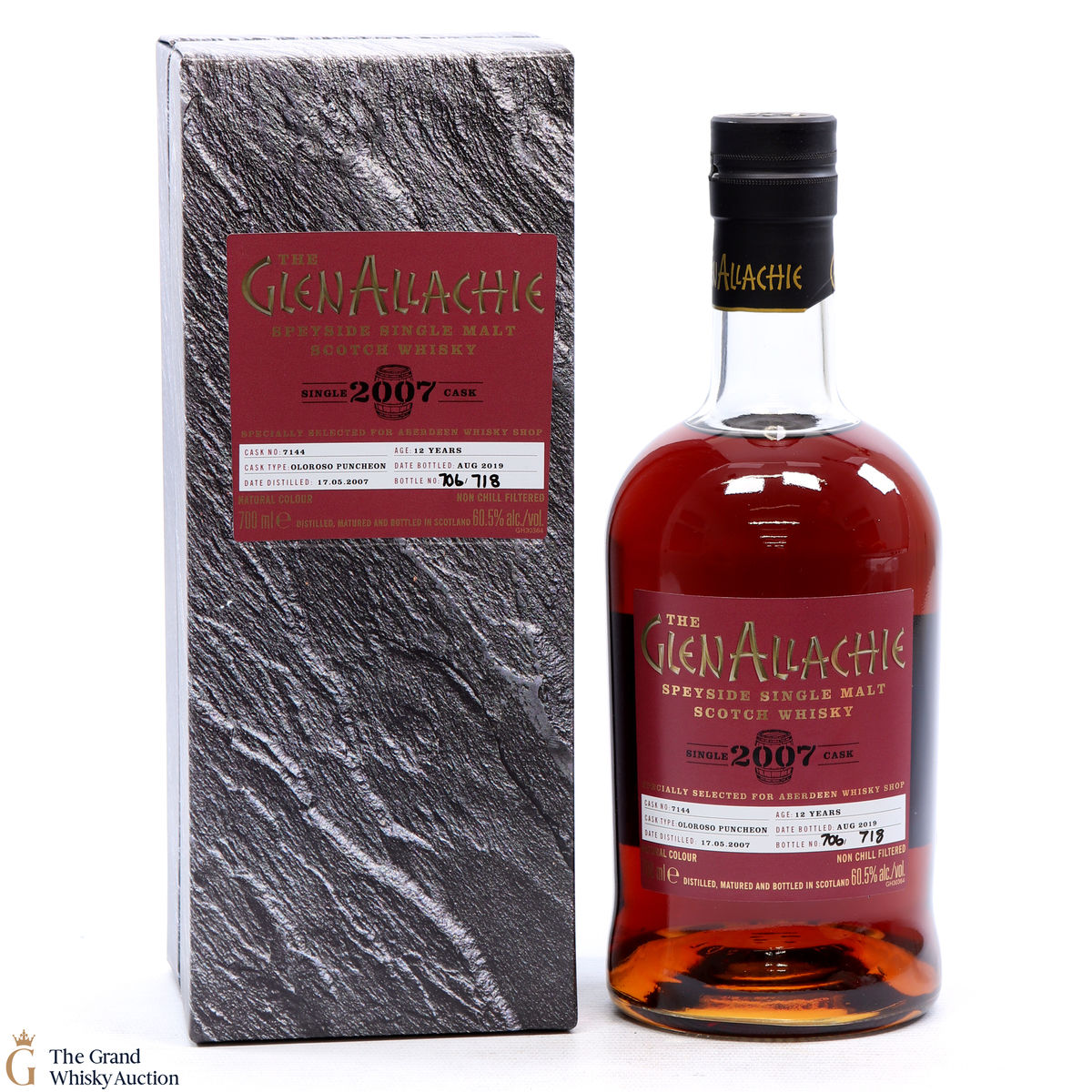 Glenallachie - 12 Year Old #7144 Aberdeen Whisky Shop 2007