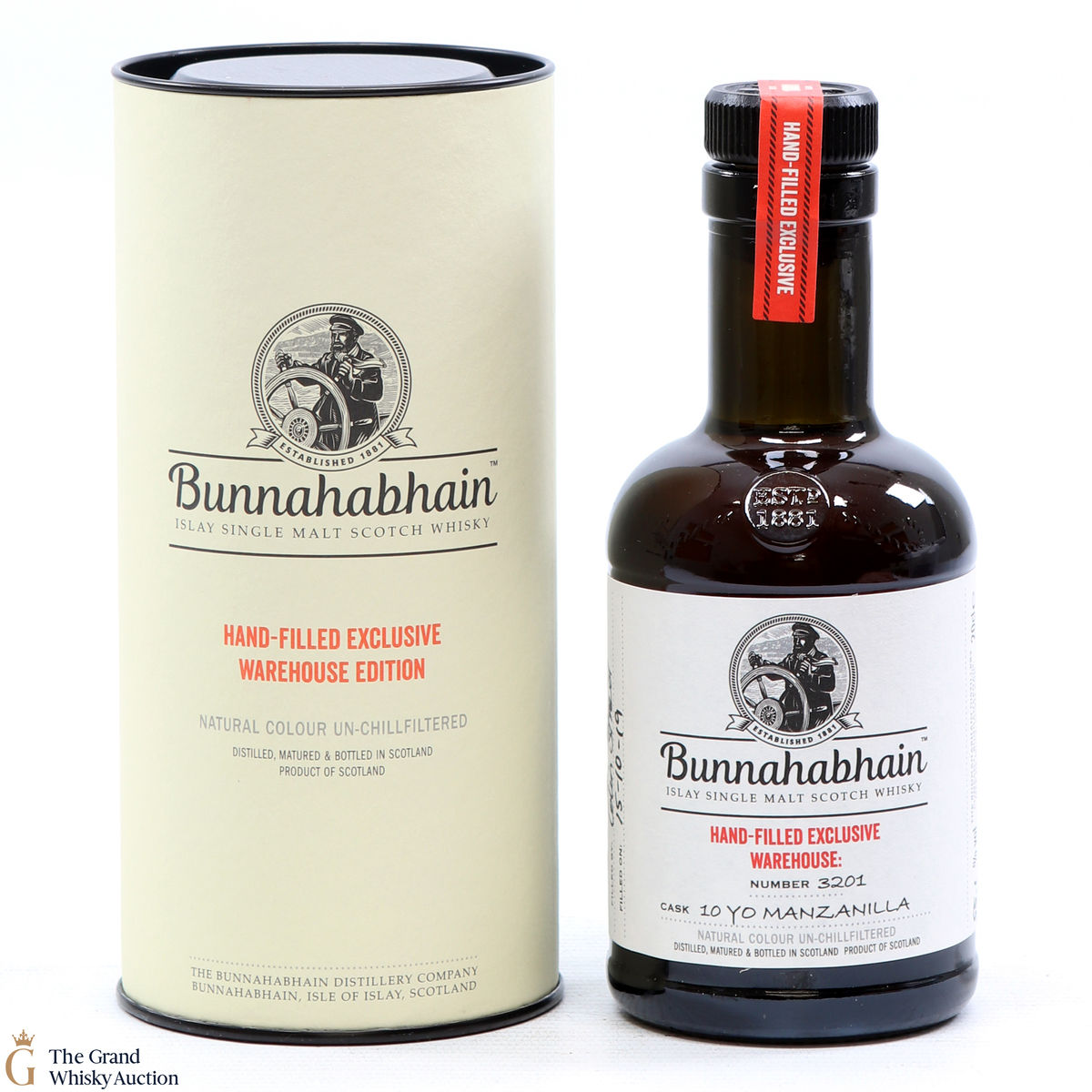 Bunnahabhain - 10 Year Old - Hand Filled #3201 - Manzanilla (20cl)