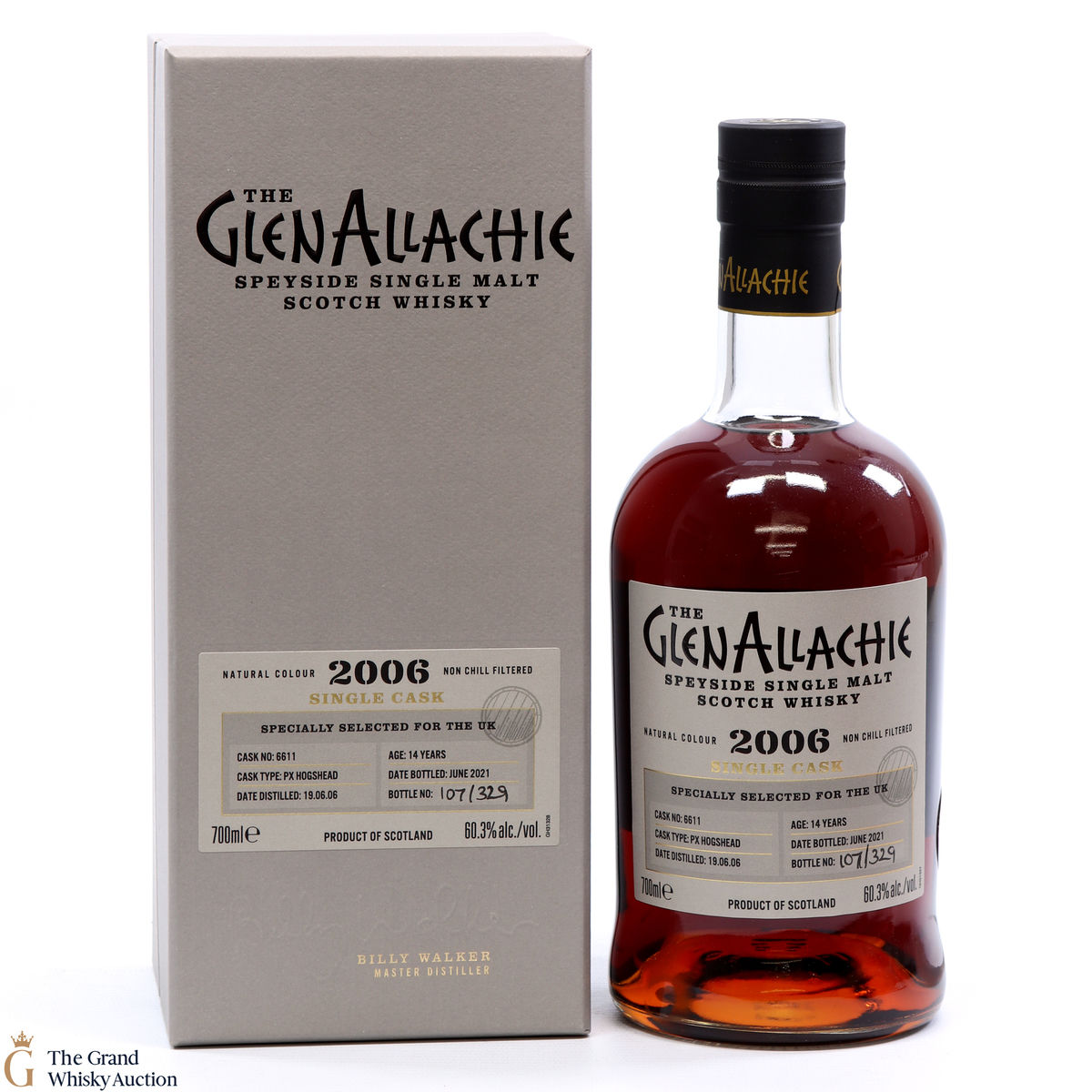 Glenallachie - 14 Year Old - #6611 Single Cask 2006 UK Exclusive