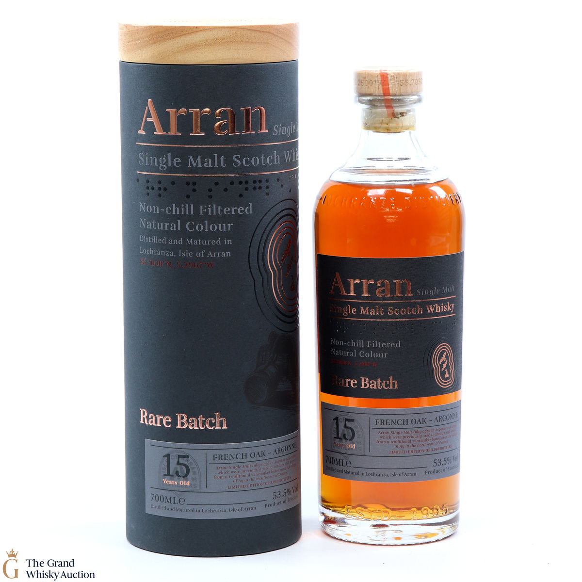 Arran -15 Year Old - French Oak - Argonne