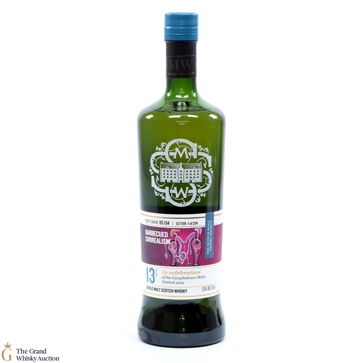 Glen Scotia - 13 Year Old SMWS 93.154 Barbecued Surrealism Campbeltown Whisky Festival 2021