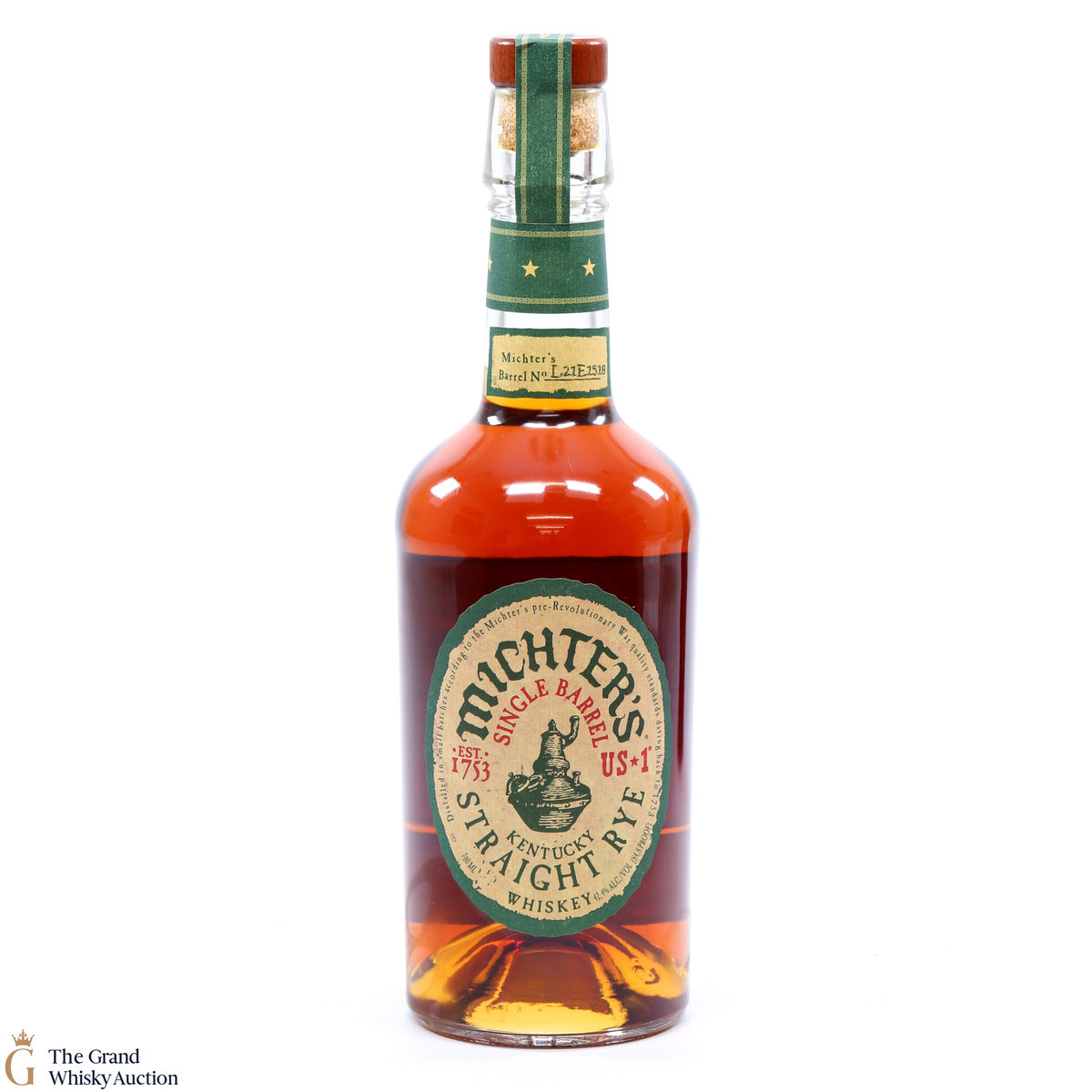 Michter's - Single Barrel Rye Whiskey #L21E1518 2021