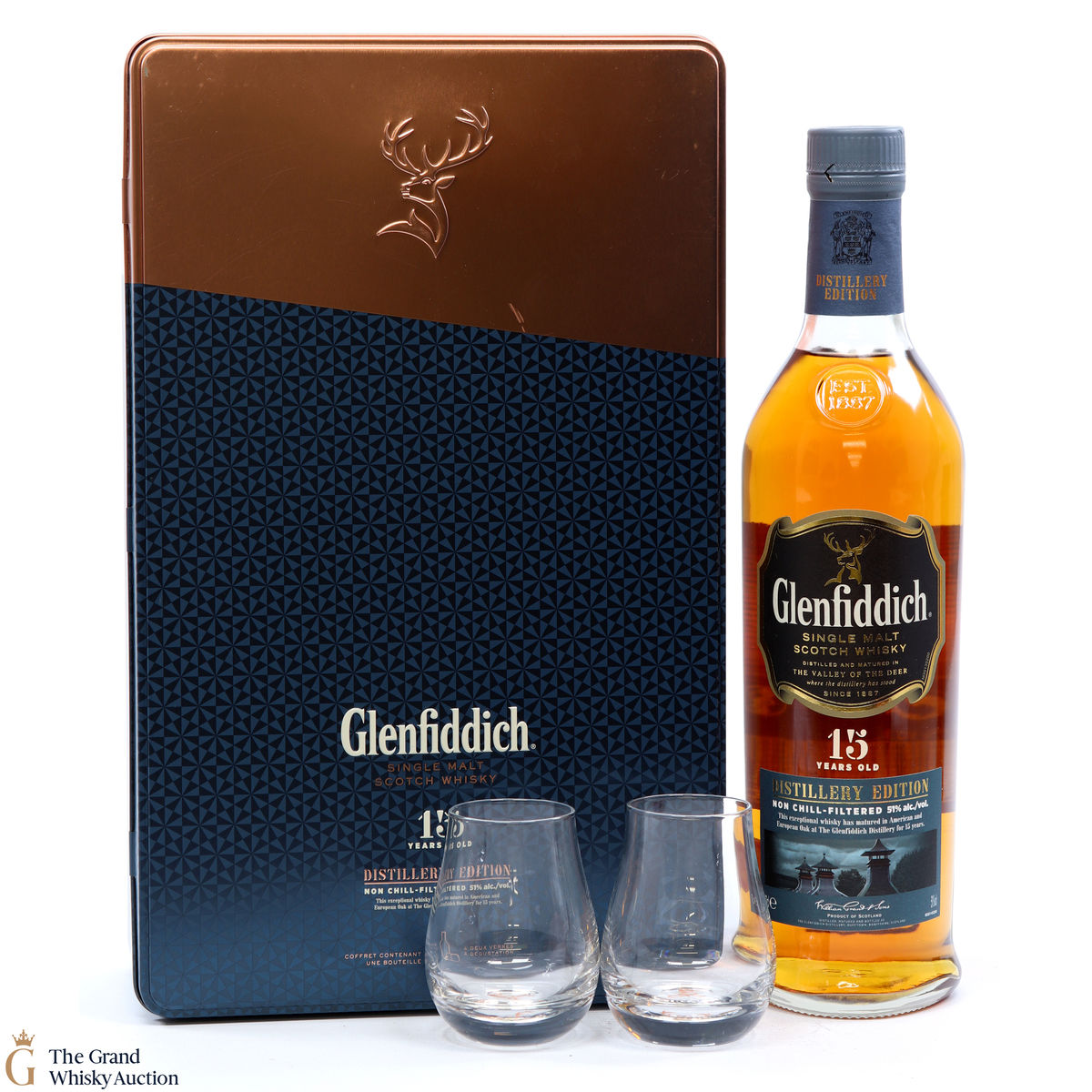 Glenfiddich - 15 Year Old - Distillery Edition + Glasses