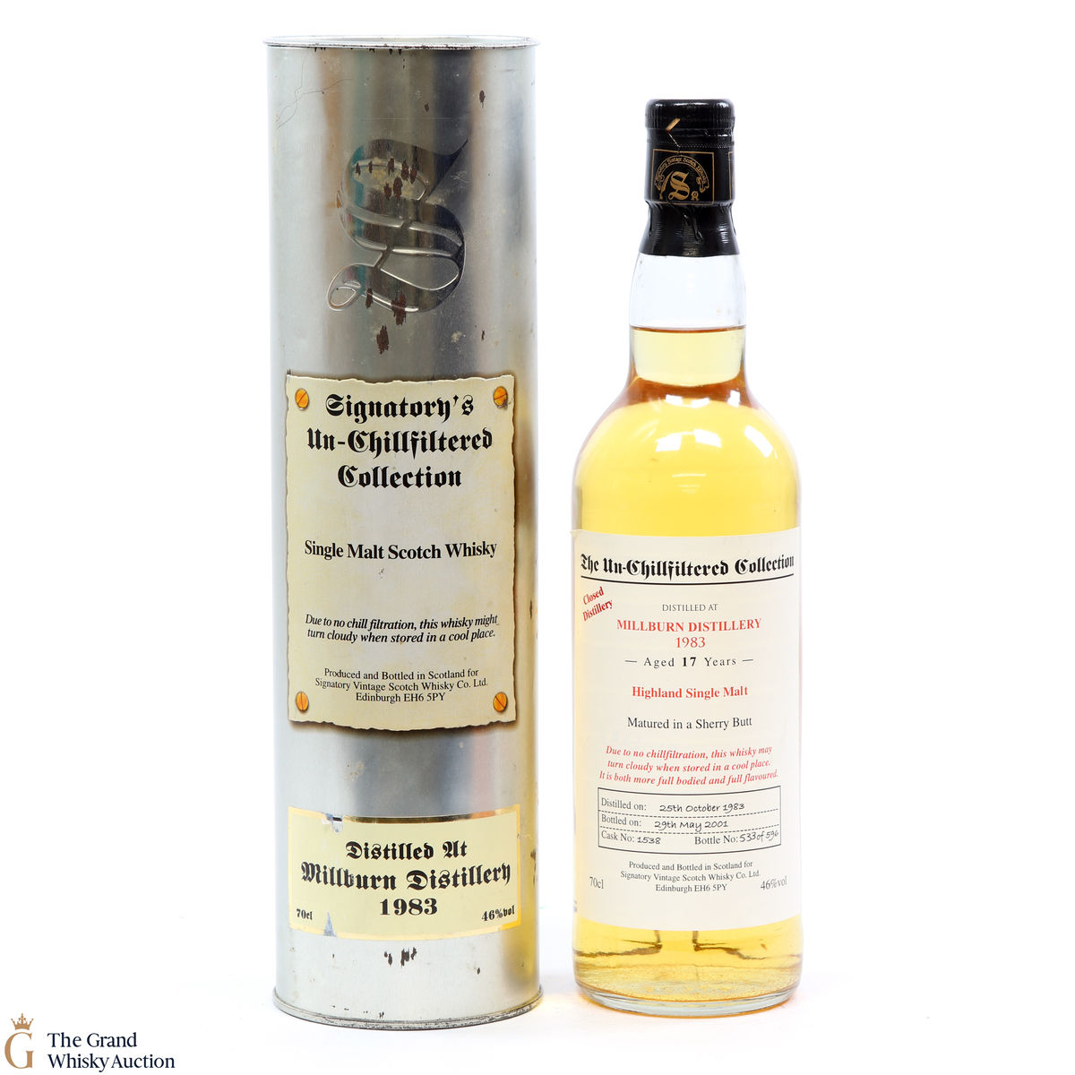 Millburn - 17 Year Old 1983 #1538 Sherry Butt Signatory