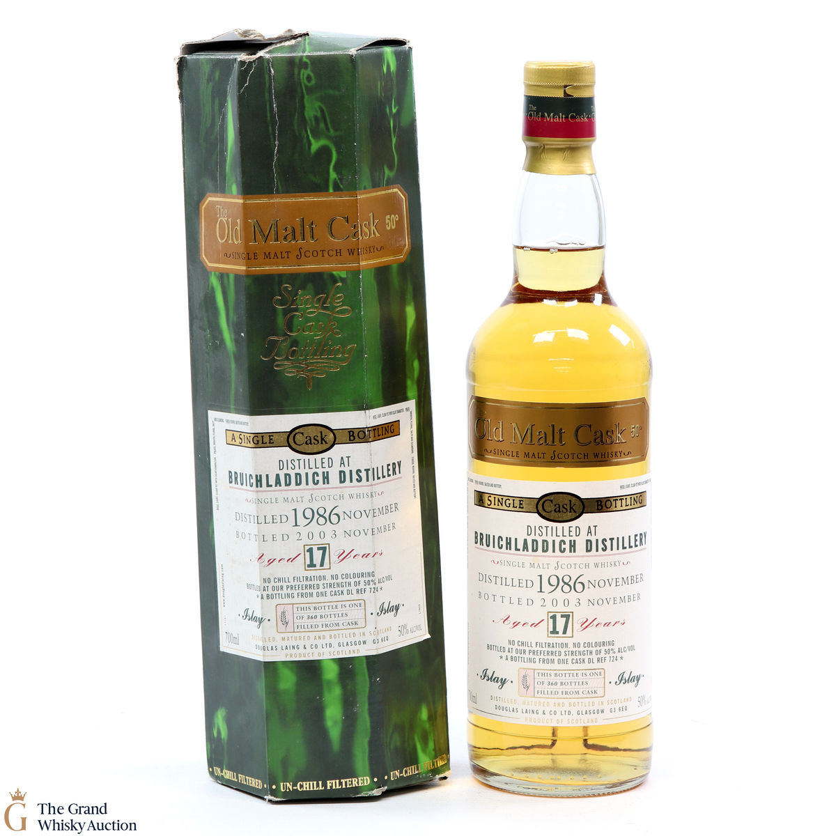 Bruichladdich - 17 Year Old 1986 #724 Old Malt Cask 2003
