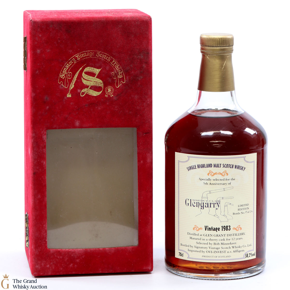 Glen Grant - 12 Year Old Signatory 1983 5th Anniversary Glengarry Whisky Club