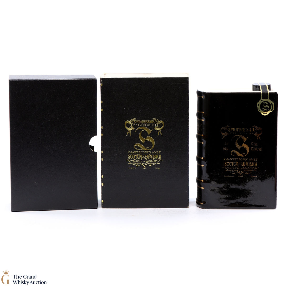 Springbank - 12 Year Old - Ceramic Book Decanter - Volume III