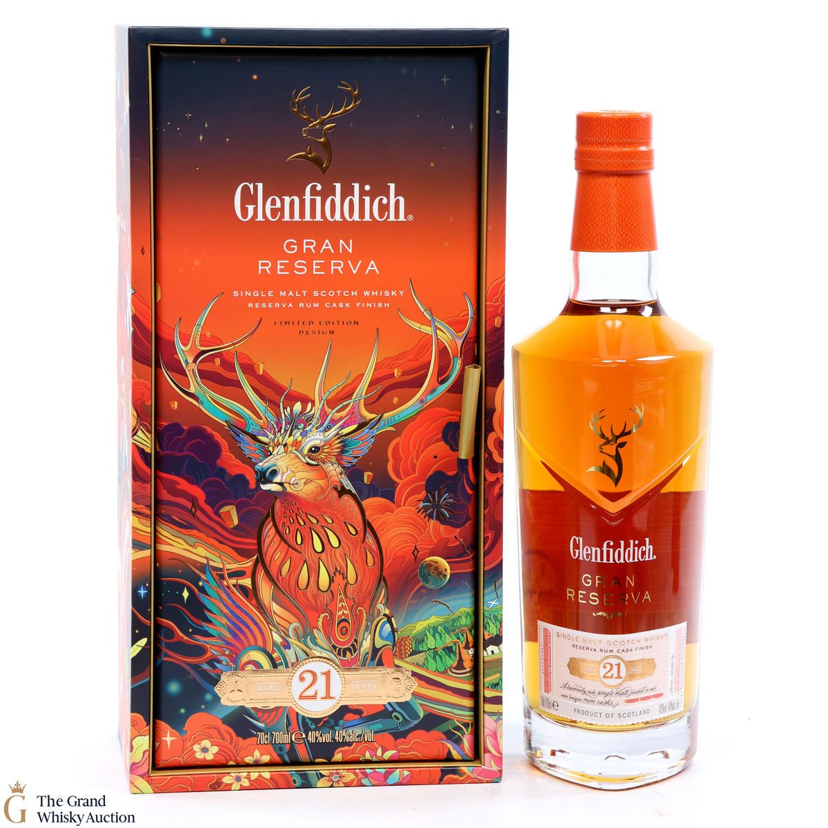 Glenfiddich - 21 Year Old - Gran Reserva - Rum Cask - Chinese New Year 