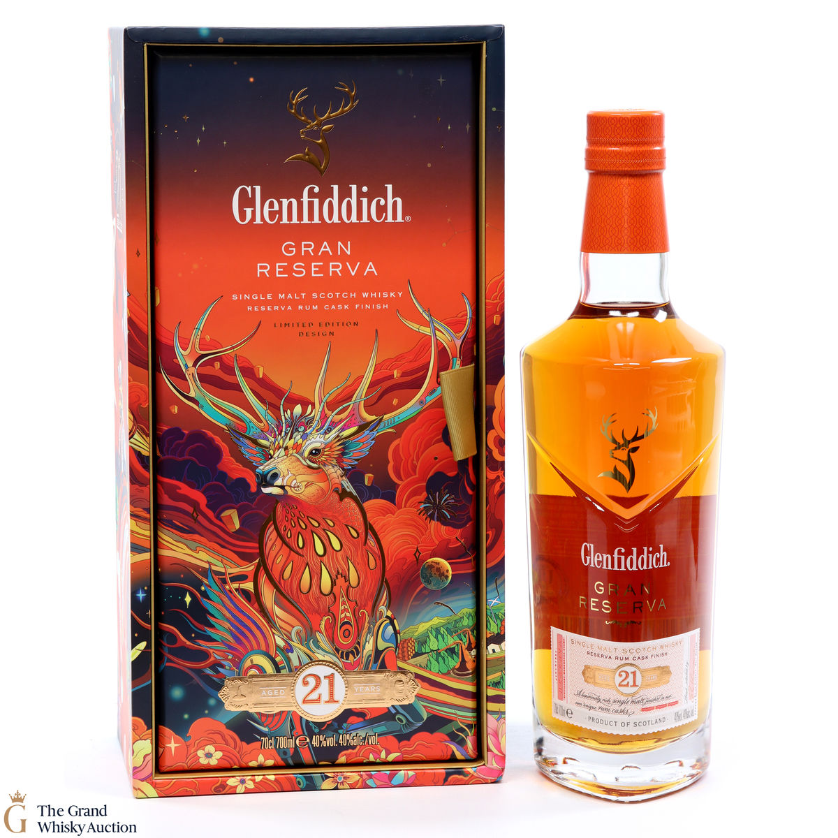 Glenfiddich - 21 Year Old - Gran Reserva - Rum Cask - Chinese New Year 