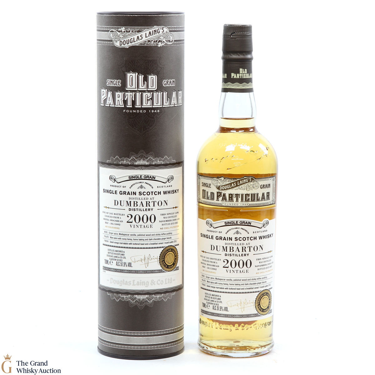 Dumbarton - 2000 Single Grain Old Particular #DL15002 