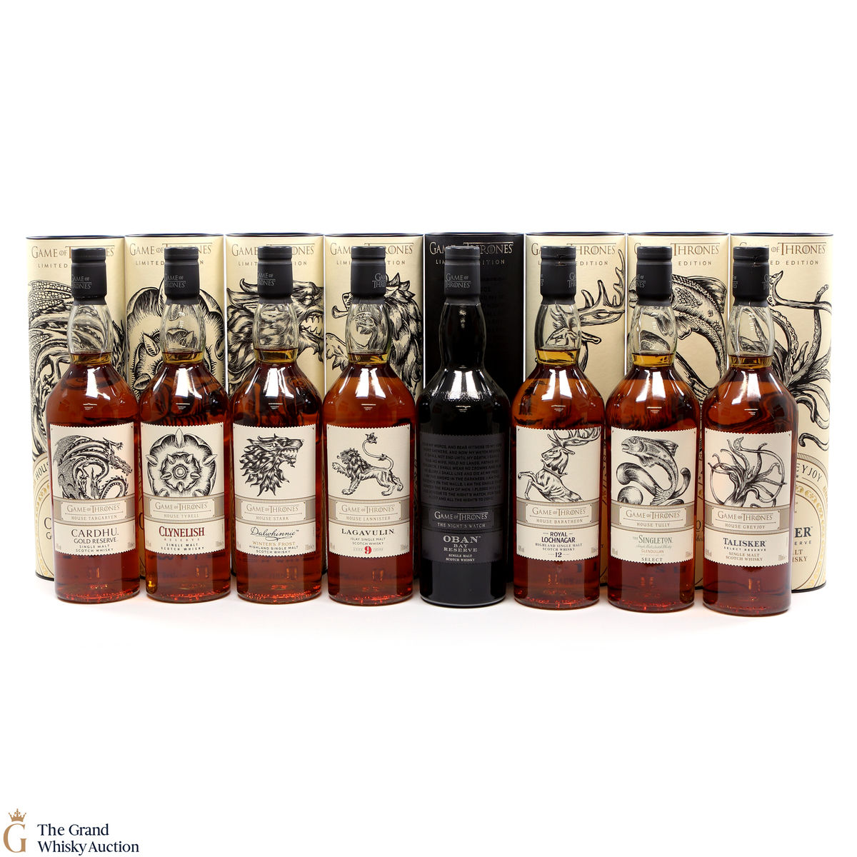 Game of Thrones - Limited Editions - 8 x 70cl