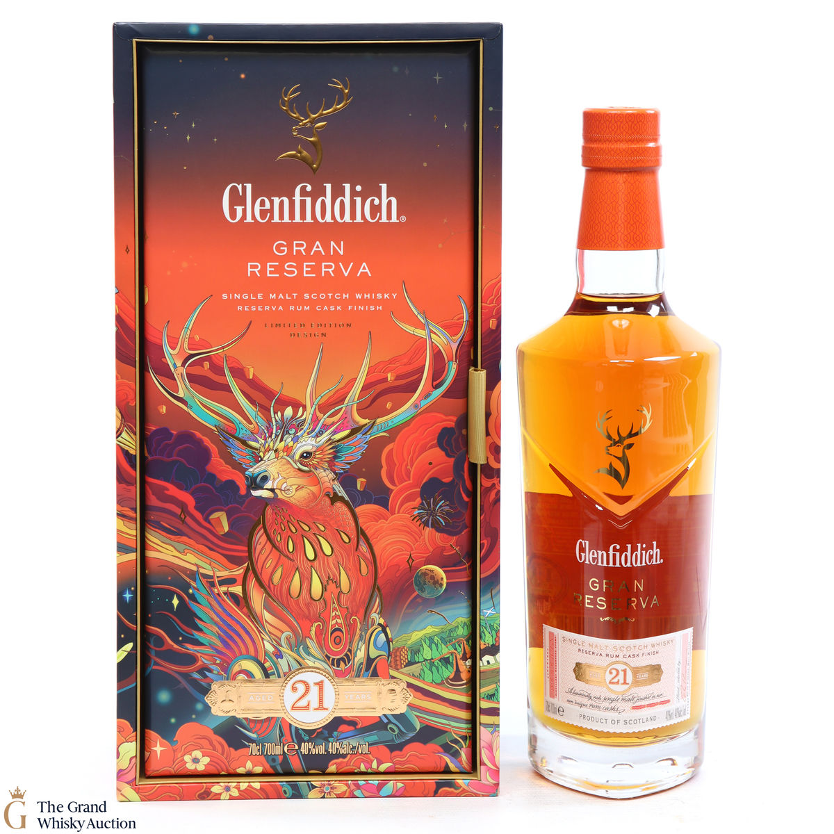 Glenfiddich - 21 Year Old - Gran Reserva - Rum Cask - Chinese New Year 