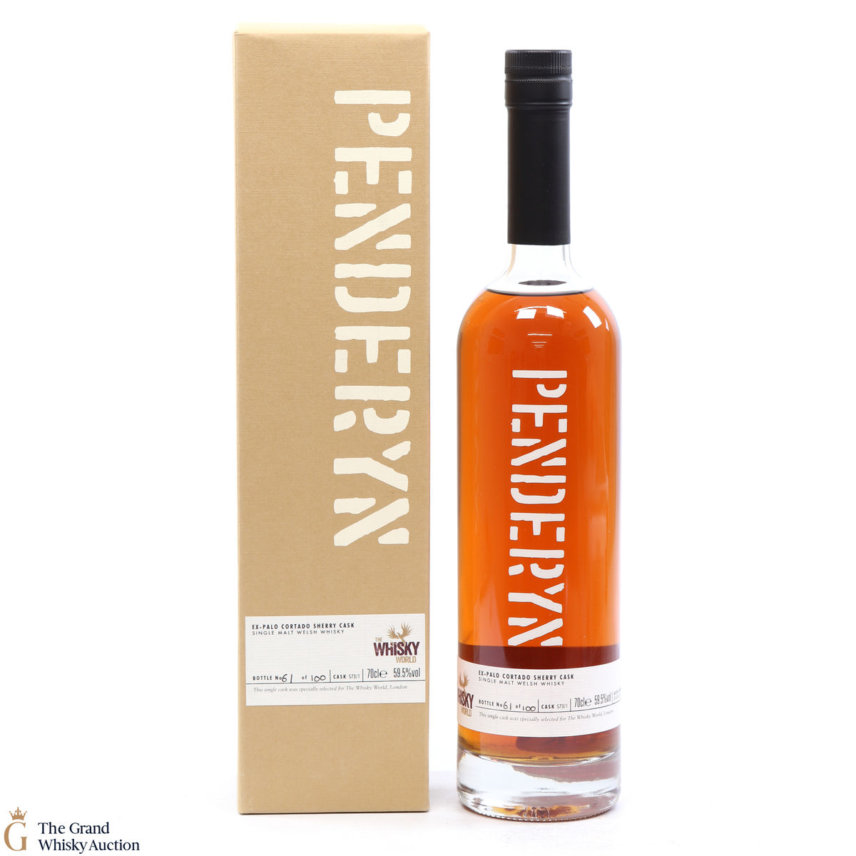 Penderyn - Ex Palo Cortado Sherry Cask - Whisky World Exclusive #S73/1