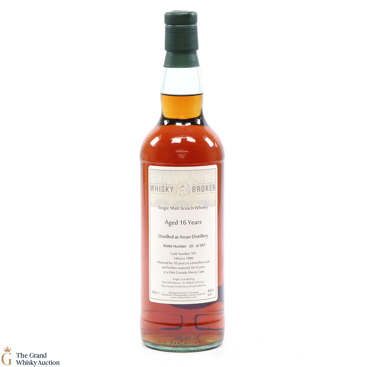 Arran - 16 Year Old 1996 #181 - Whisky Broker