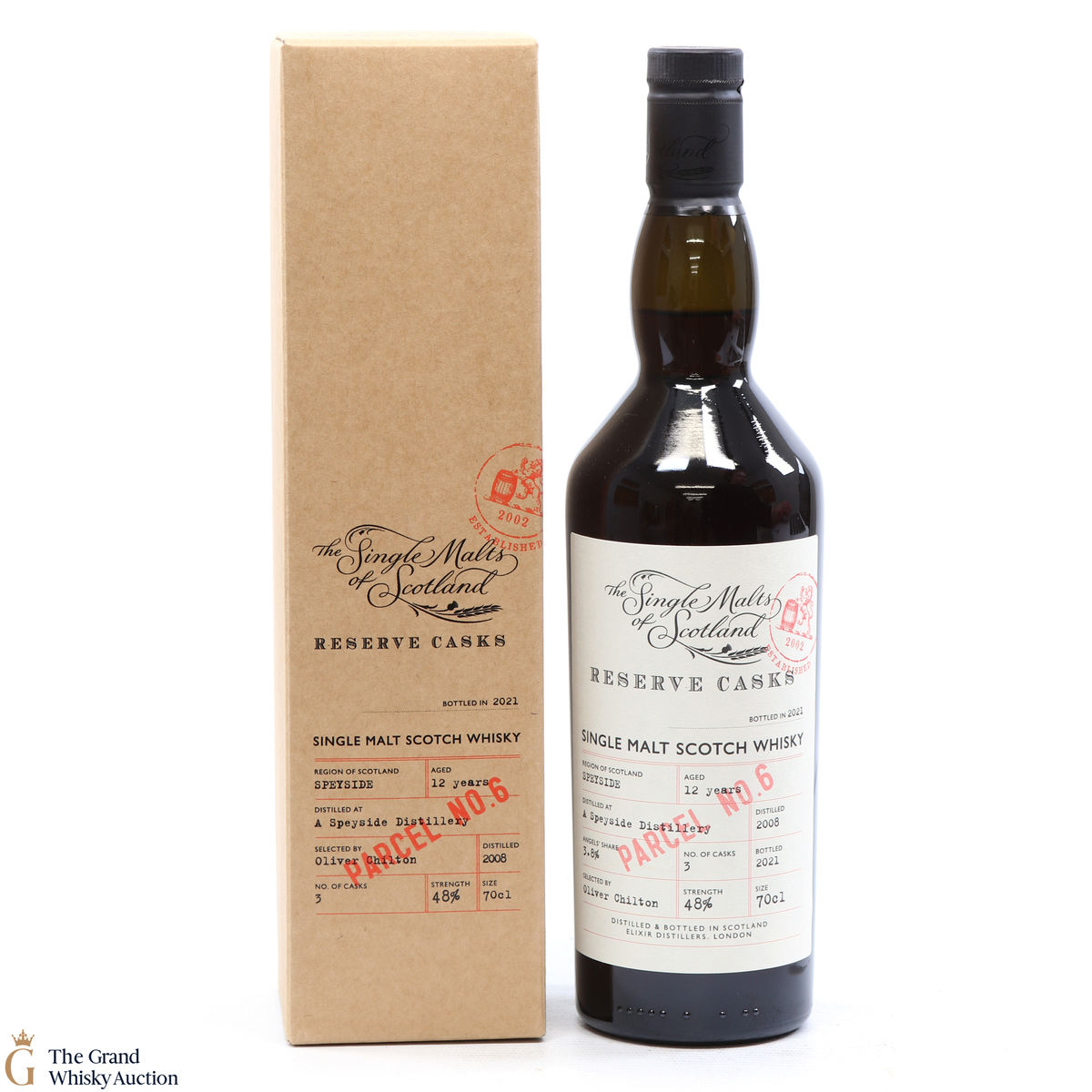 Speyside - 12 Year Old 2008 - Reserve Casks Parcel No. 6