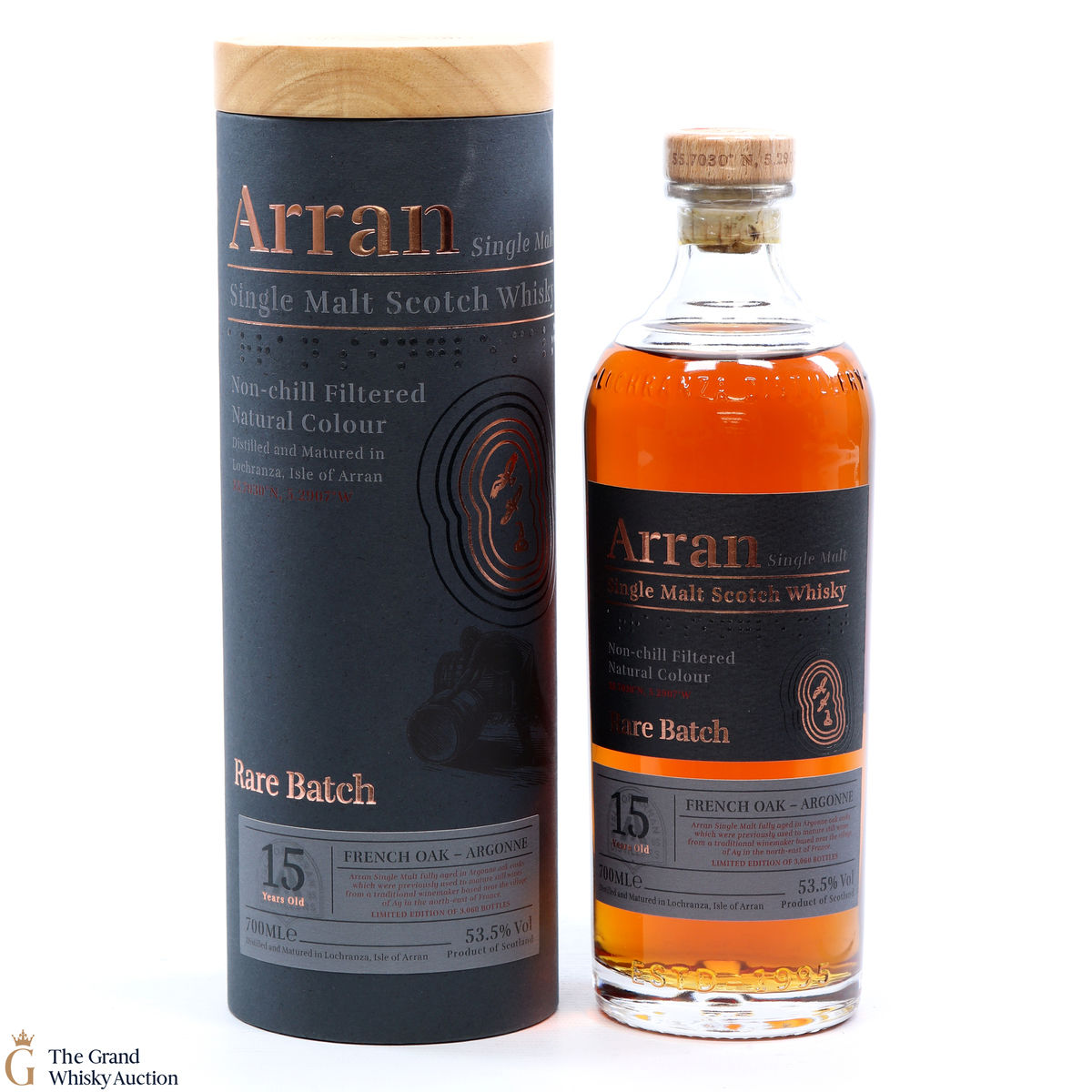 Arran -15 Year Old - French Oak - Argonne