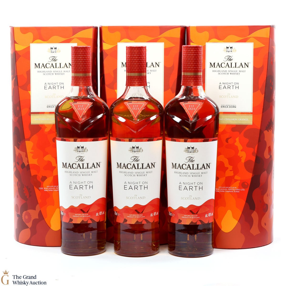 Macallan - A Night on Earth in Scotland 3 x 70cl