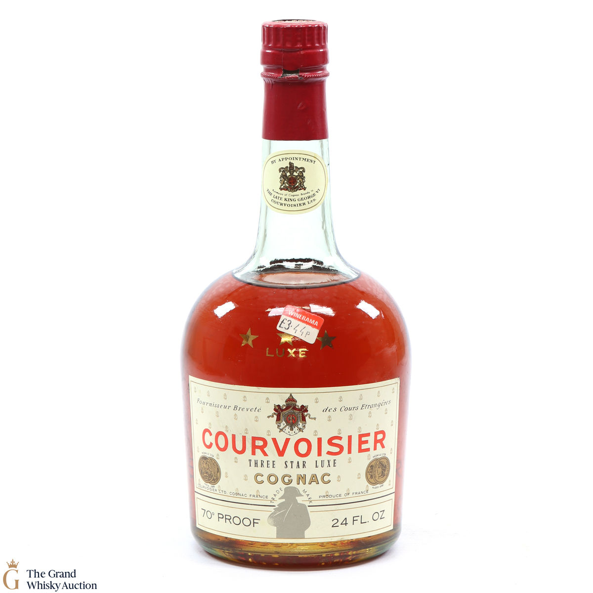 Courvoisier - 3 Star Luxe Cognac (1970s)