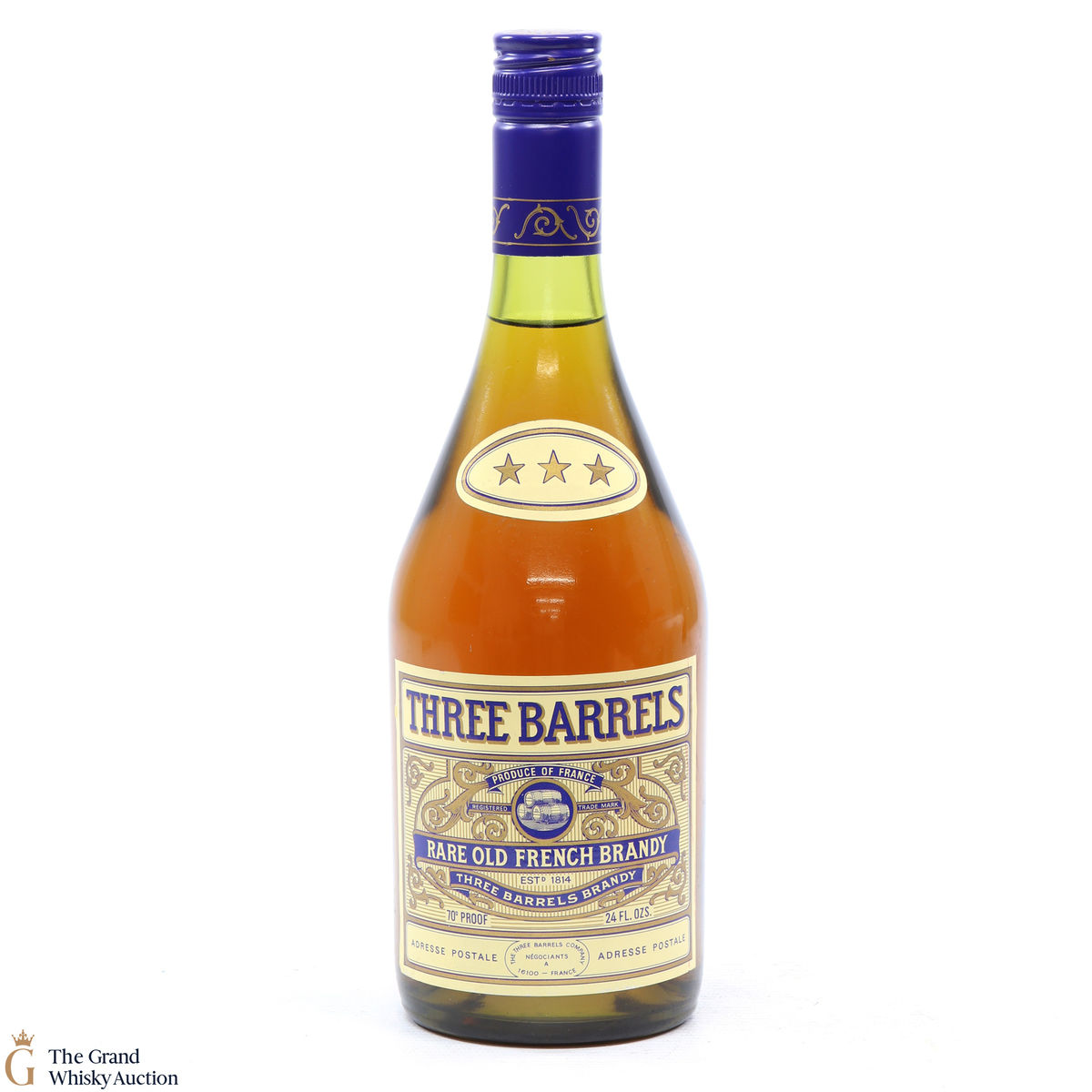 Three Barrels - French Brandy 1970's