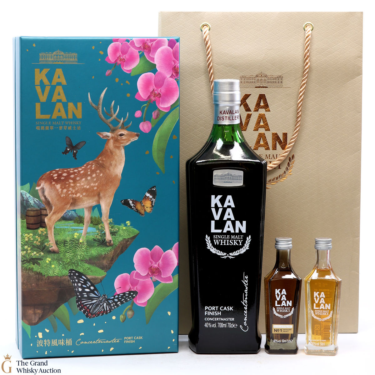 Kavalan - Port Cask-  Native Species - Sika Deer Giftset 