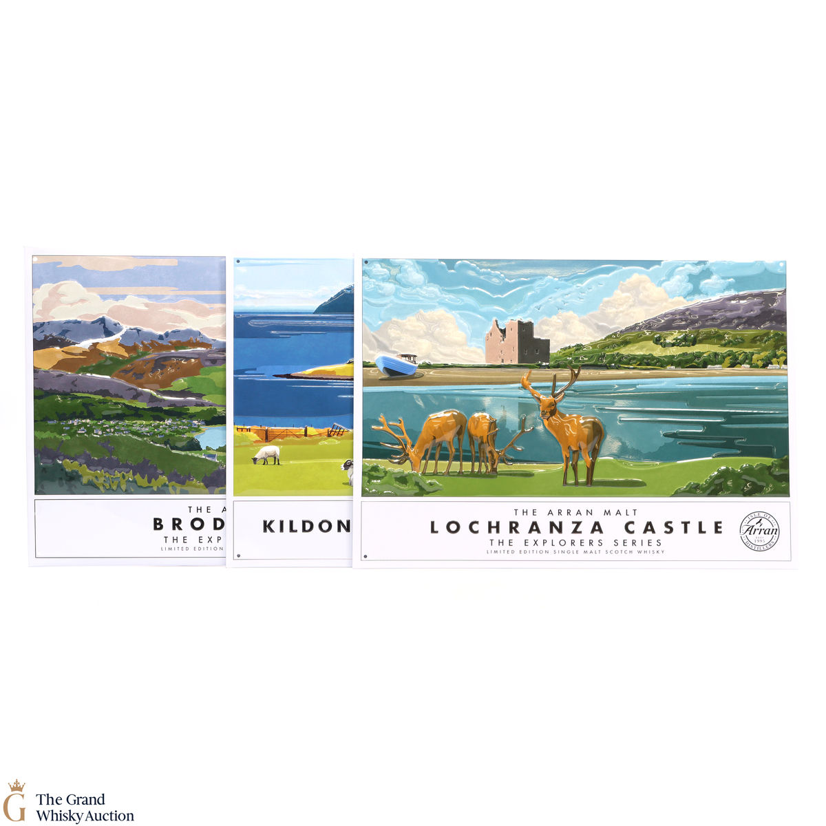 Arran - Collectors Metal Posters x 3