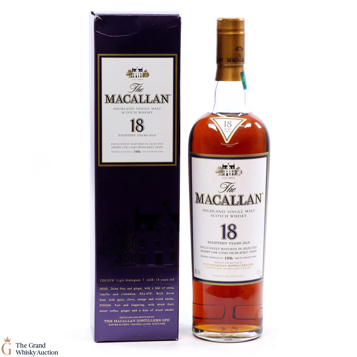 Macallan - 18 Year Old - Sherry Oak (1996)