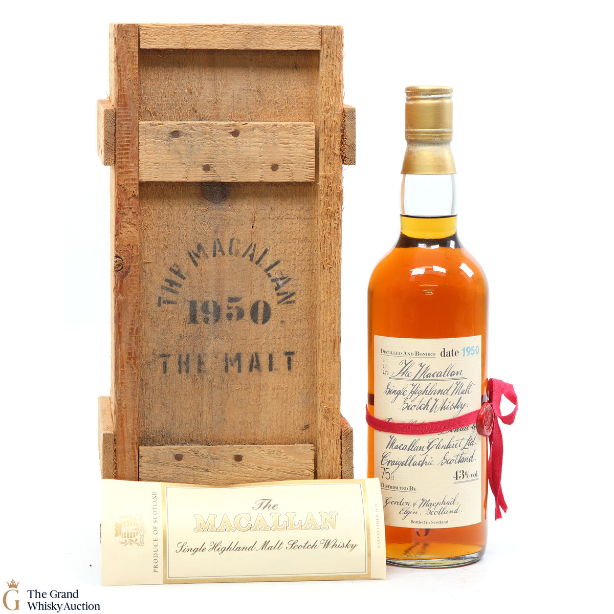 Macallan - 1950 Handwritten Label 75cl