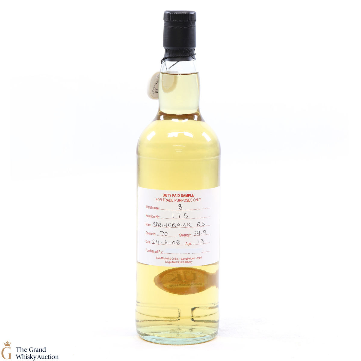 Springbank - 13 Year Old 2008 Refill Sherry 59.9%