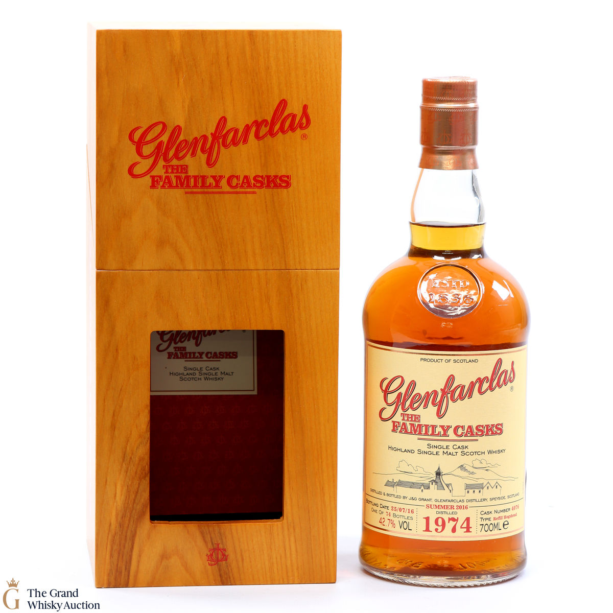 Glenfarclas - 1974 Family Cask #4076 - Summer 2016