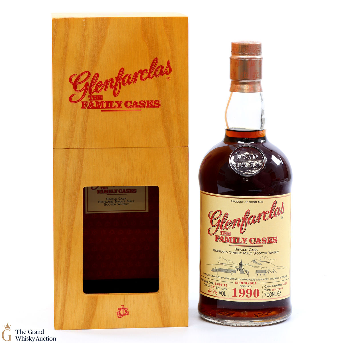 Glenfarclas - 1990 Family Cask #5119 - Spring 2017