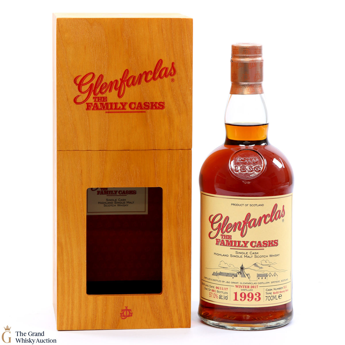 Glenfarclas - 1993 Family Cask #511 - Winter 2017