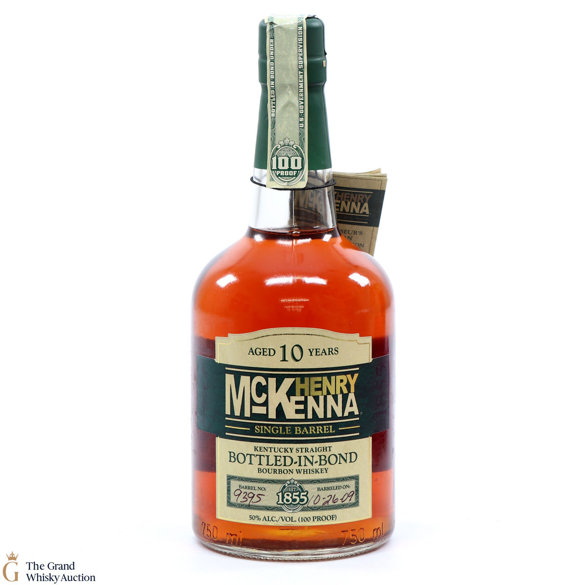 Henry McKenna - 10 Year Old - Single Barrel Bourbon #9395 75cl
