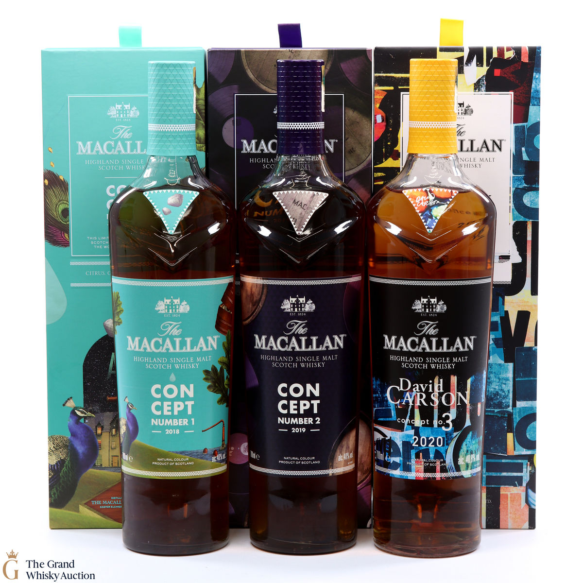 Macallan - Concept No.1, No.2 + No.3 (3 x 70cl)