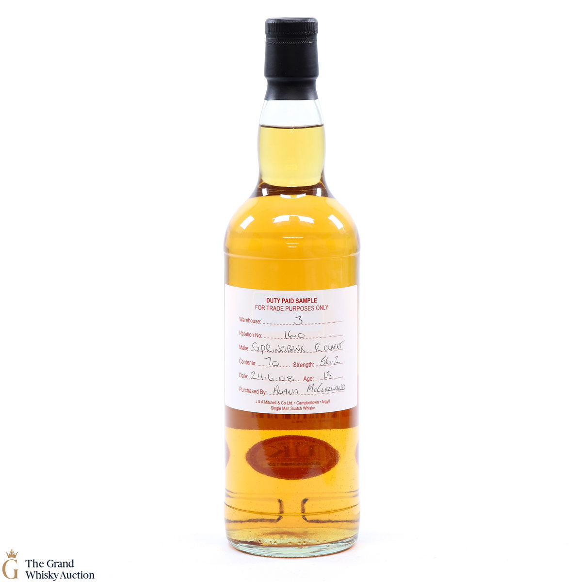 Springbank - 13 Year Old 2008 Refill Claret 56.2%